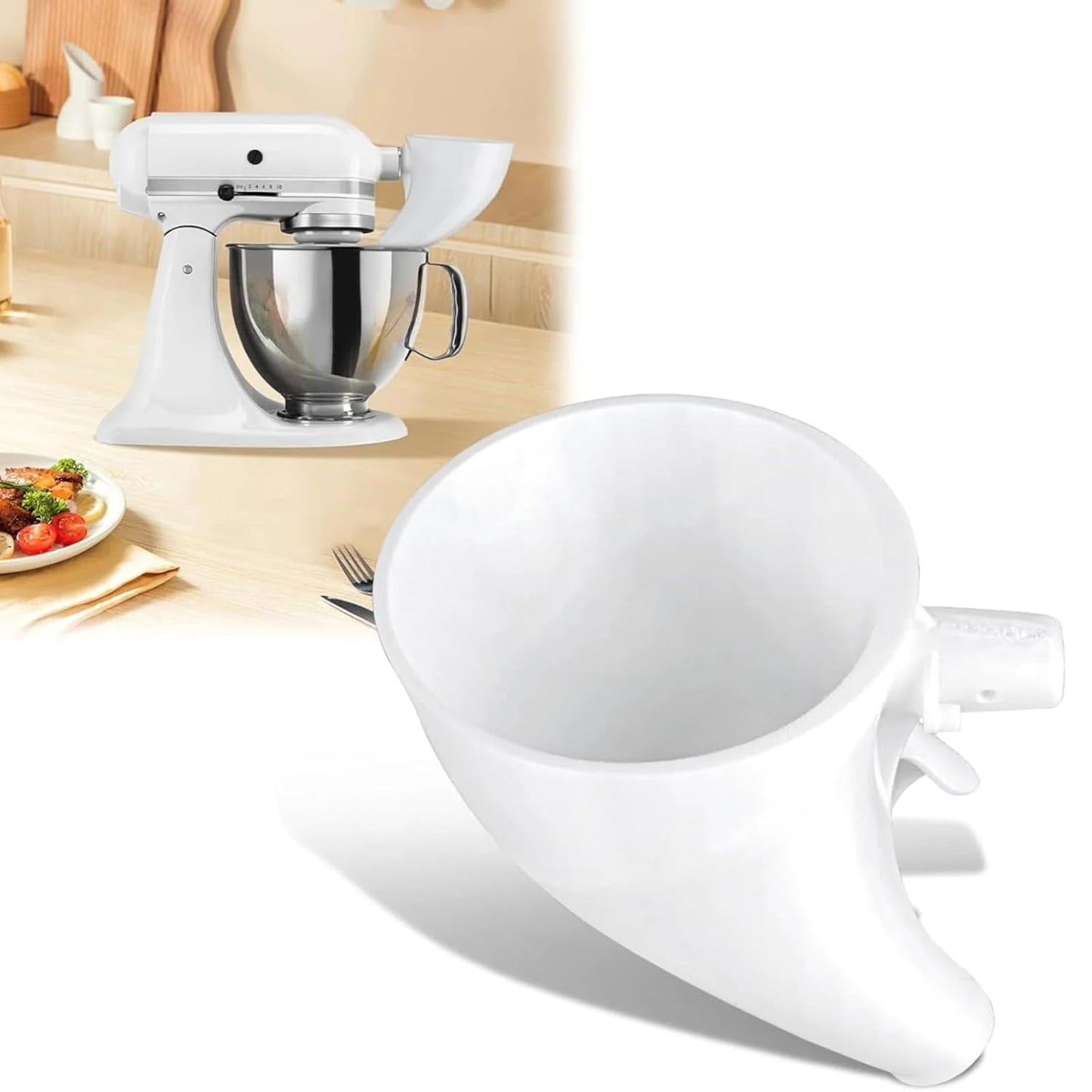 🔥✨Imbuto per farina per robot da cucina Kitchen Aid
