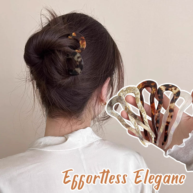 Chignon semplice francese per capelli all'indietro