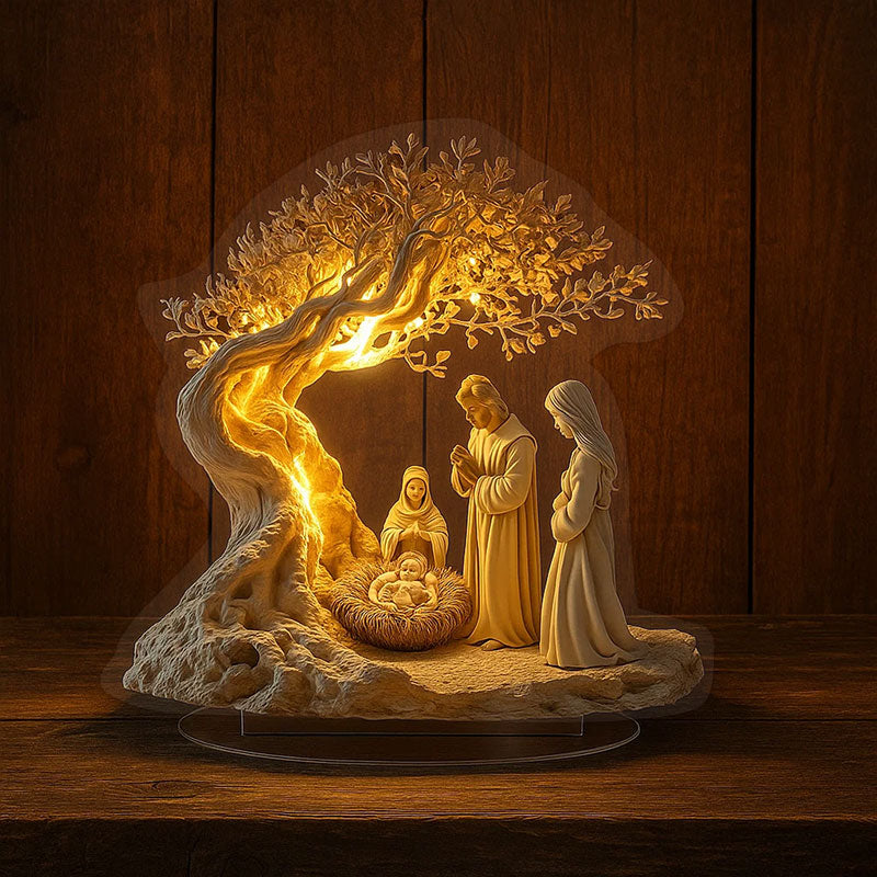 Albero della vita di Gesù Decorazione da tavolo per neonati