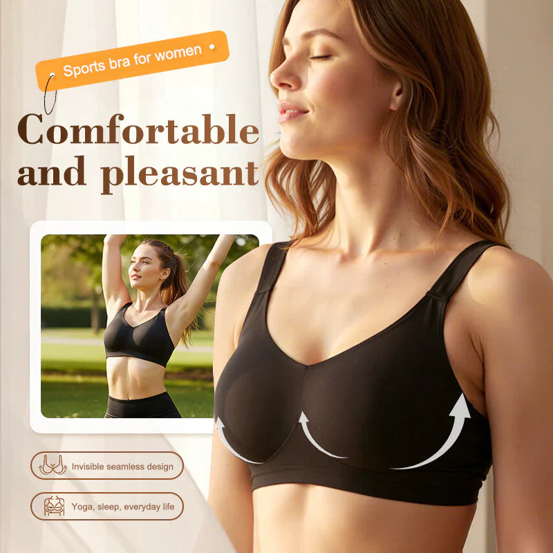 Reggiseno sportivo senza cuciture da donna