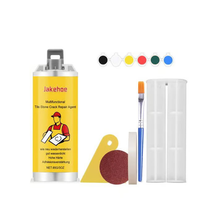 🔥ULTIMO GIORNO 50% DI SCONTO - 🔧Colla per riparazione piastrelle ad asciugatura rapida - Kit completo di attrezzi per il fai da te - Ripara le crepe in modo permanente in pochi minuti!