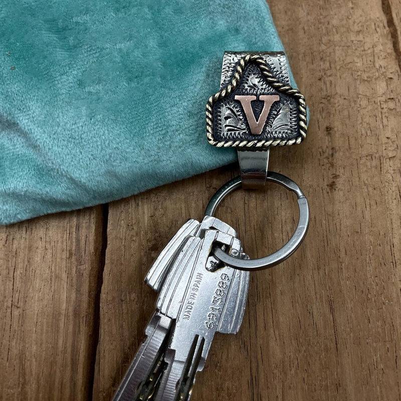 Portachiavi a forma di lettera vintage🔥Saldi natalizi 49% di sconto🎄