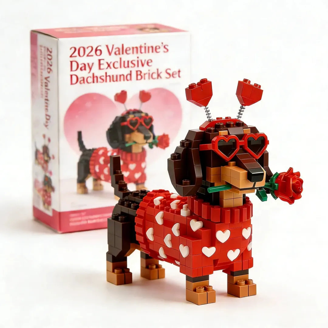 💖 Set esclusivo di mattoncini Dachshund per San Valentino 2026🐕