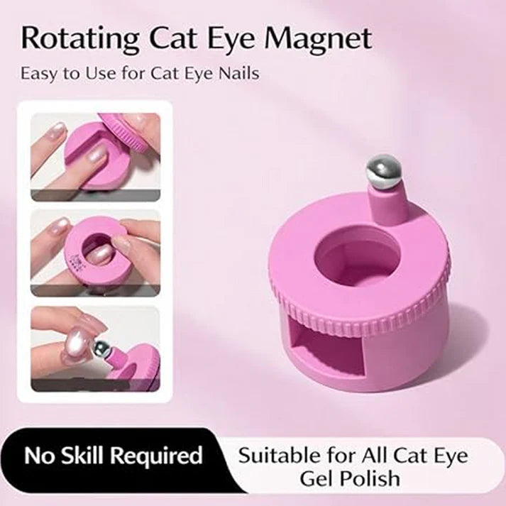 Strumento magnetico rotante per unghie Cat's Eye