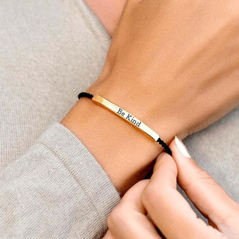 Bracciale intrecciato in acciaio inossidabil