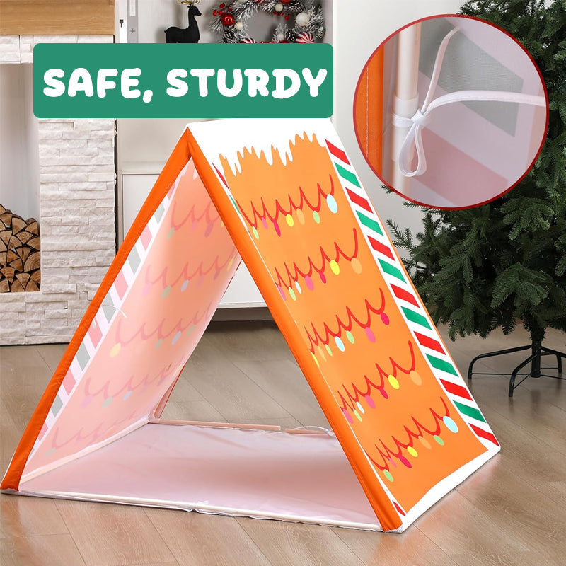 ✨ Tenda natalizia Gingerbread — Dove i sogni delle feste trovano casa 🍪🎄