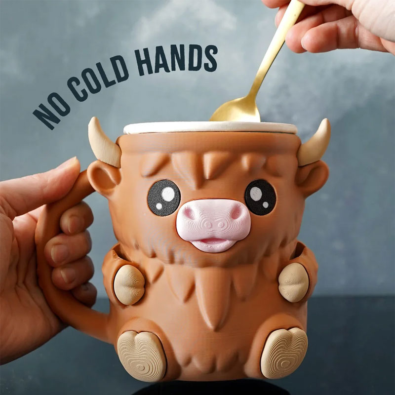Porta gelato Ferdinand Highland Cow