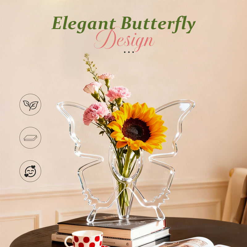 Vaso in acrilico Butterfly