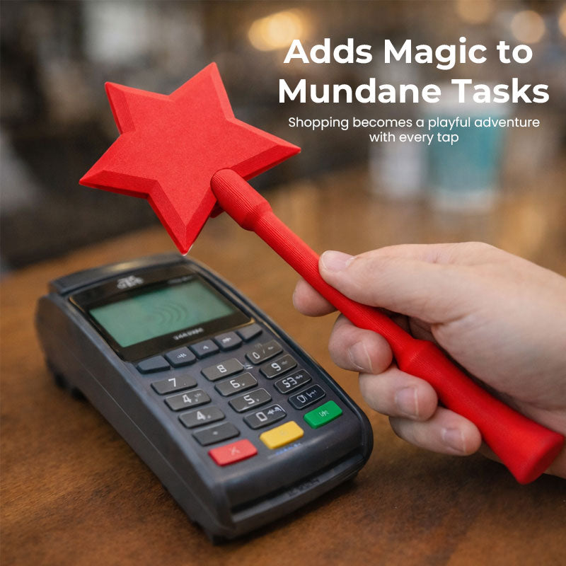 Portacarte Tap-to-Pay con bacchetta magica