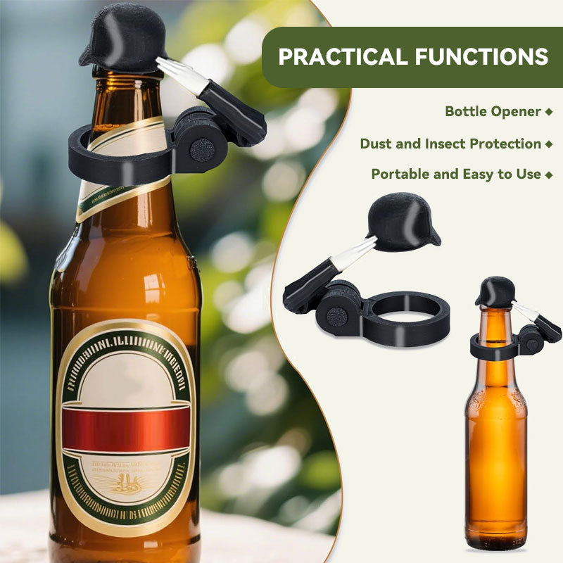 🍻 Casco a forma di bottiglia di birra “Soldier Salute” 🎖️