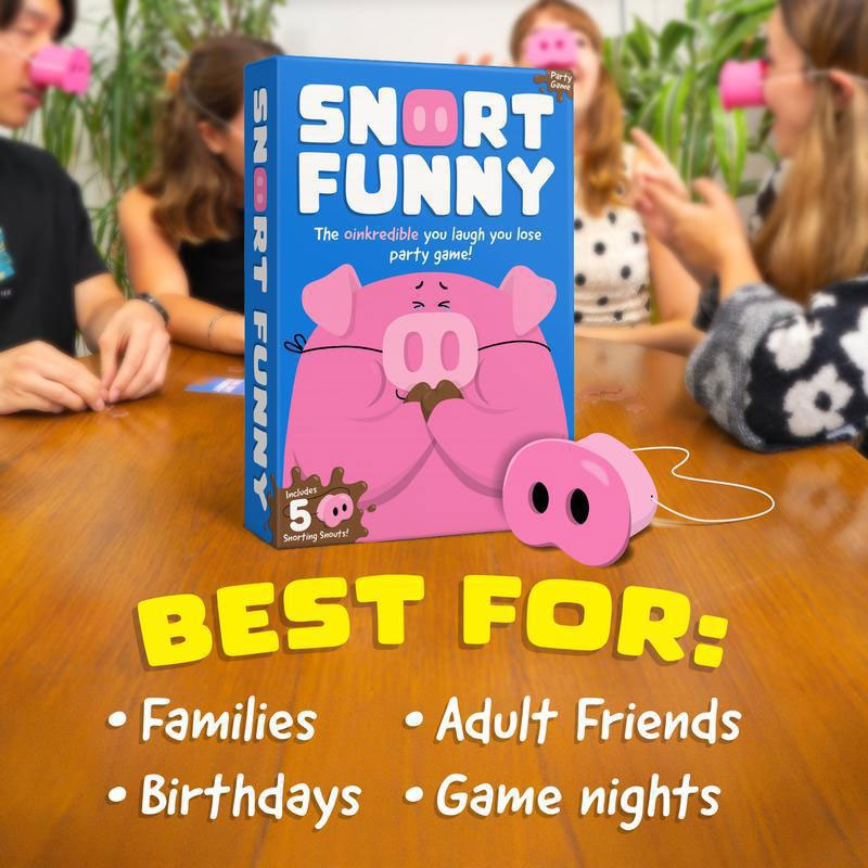 Snort Funny: Il gioco di società “Ridi e perdi” 🐷😂