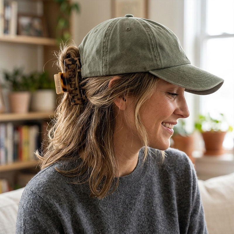 🧢Molletta per capelli oversize|perfetta per chi porta il cappello🧢