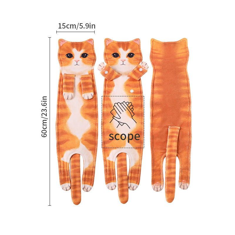✨😺Asciugamano con gattino🐾