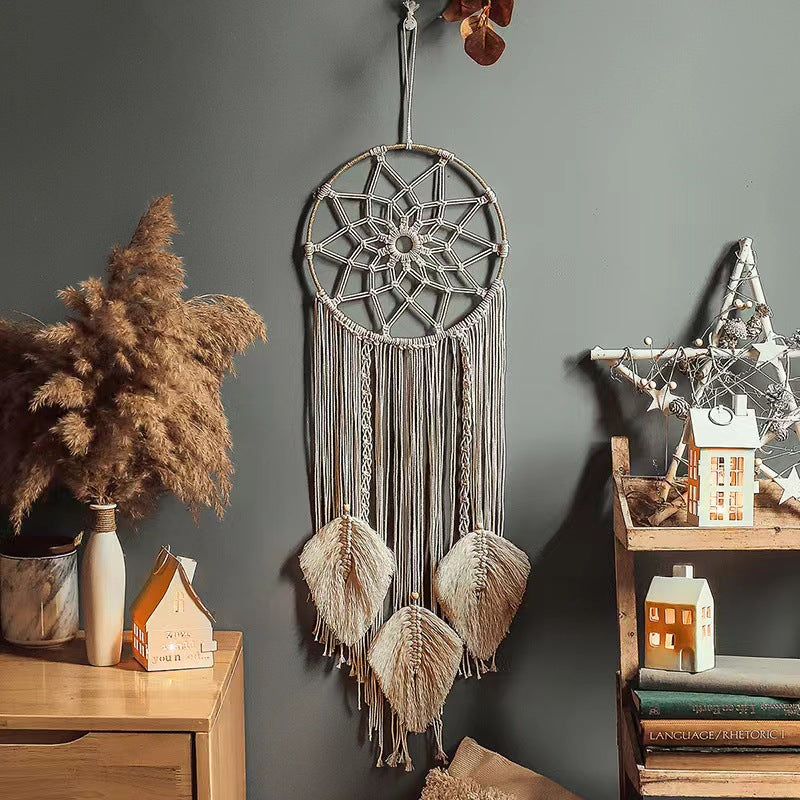 🌙Decorazione da parete intrecciata da sogno