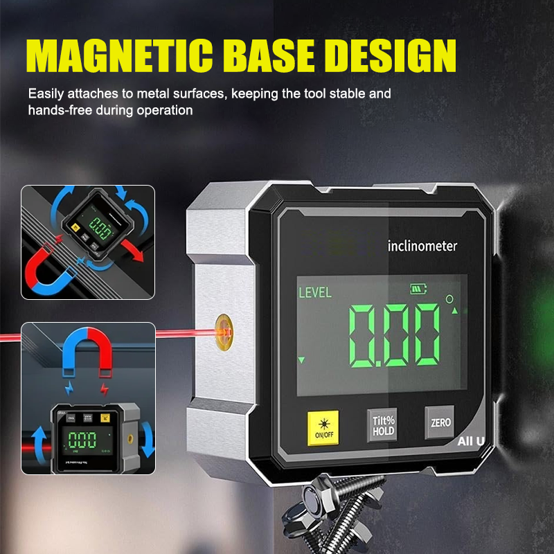Misuratore d'angolo digitale a laser