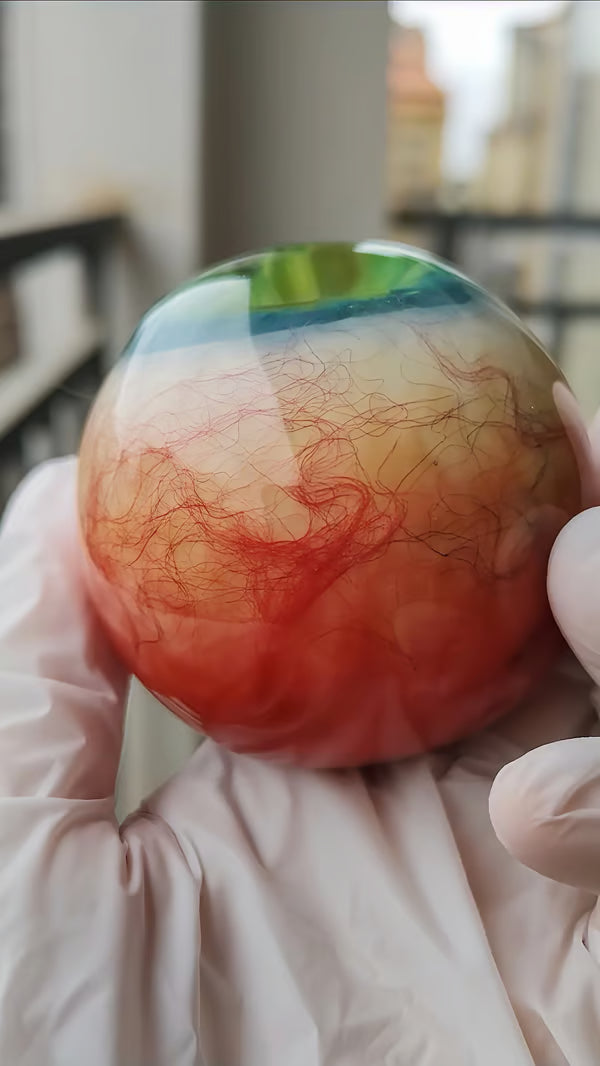 ⚡️Ultimo giorno: 50% di sconto - Decorazione di lusso iperrealistica a forma di occhio di mostro👁 Gioielli gotici in vetro colorato realizzati a mano