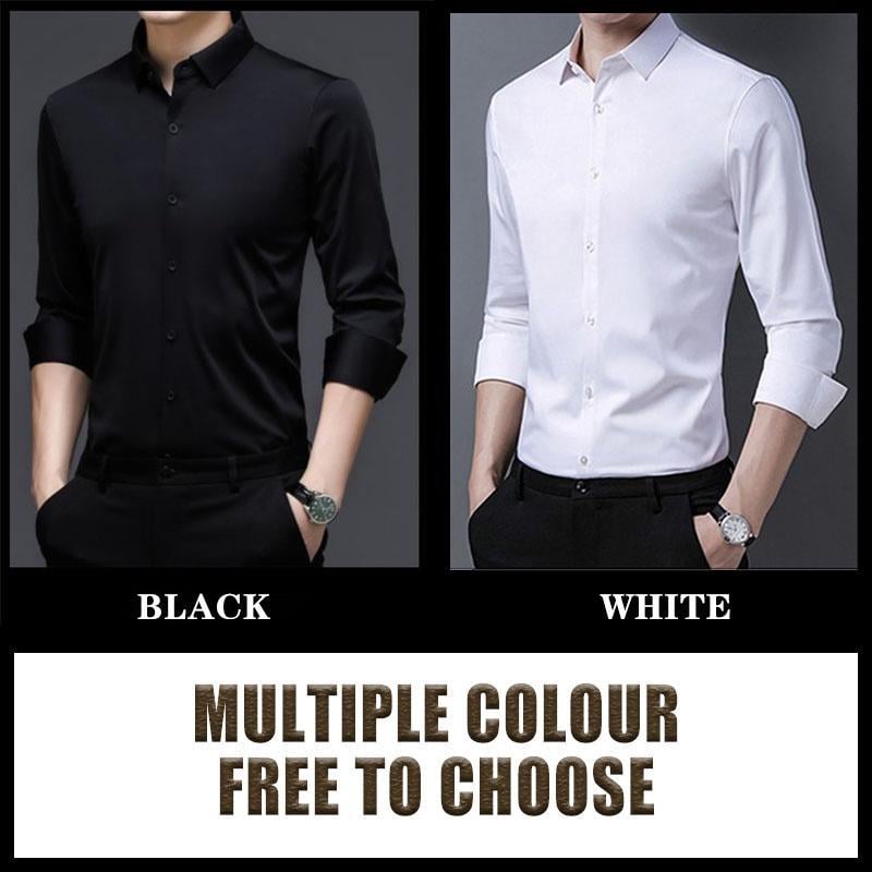 Camicia da uomo button-down senza rughe
