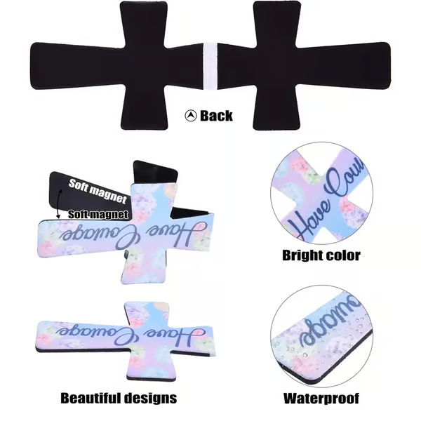 📖16 segnalibri magnetici a forma di croce, ideali per lo studio della Bibbia, lettori, insegnanti e studenti🌸