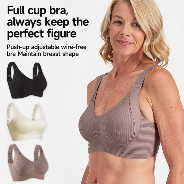Reggiseno push-up senza ferretto super rassodante, comfort per tutto il giorno, niente più cedimenti (confezione risparmio da 2 pezzi)