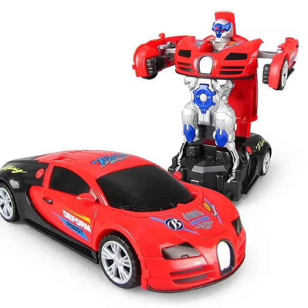 🔥Saldi natalizi 49% di sconto🎄Auto giocattolo elettrica della polizia con deformazione universale