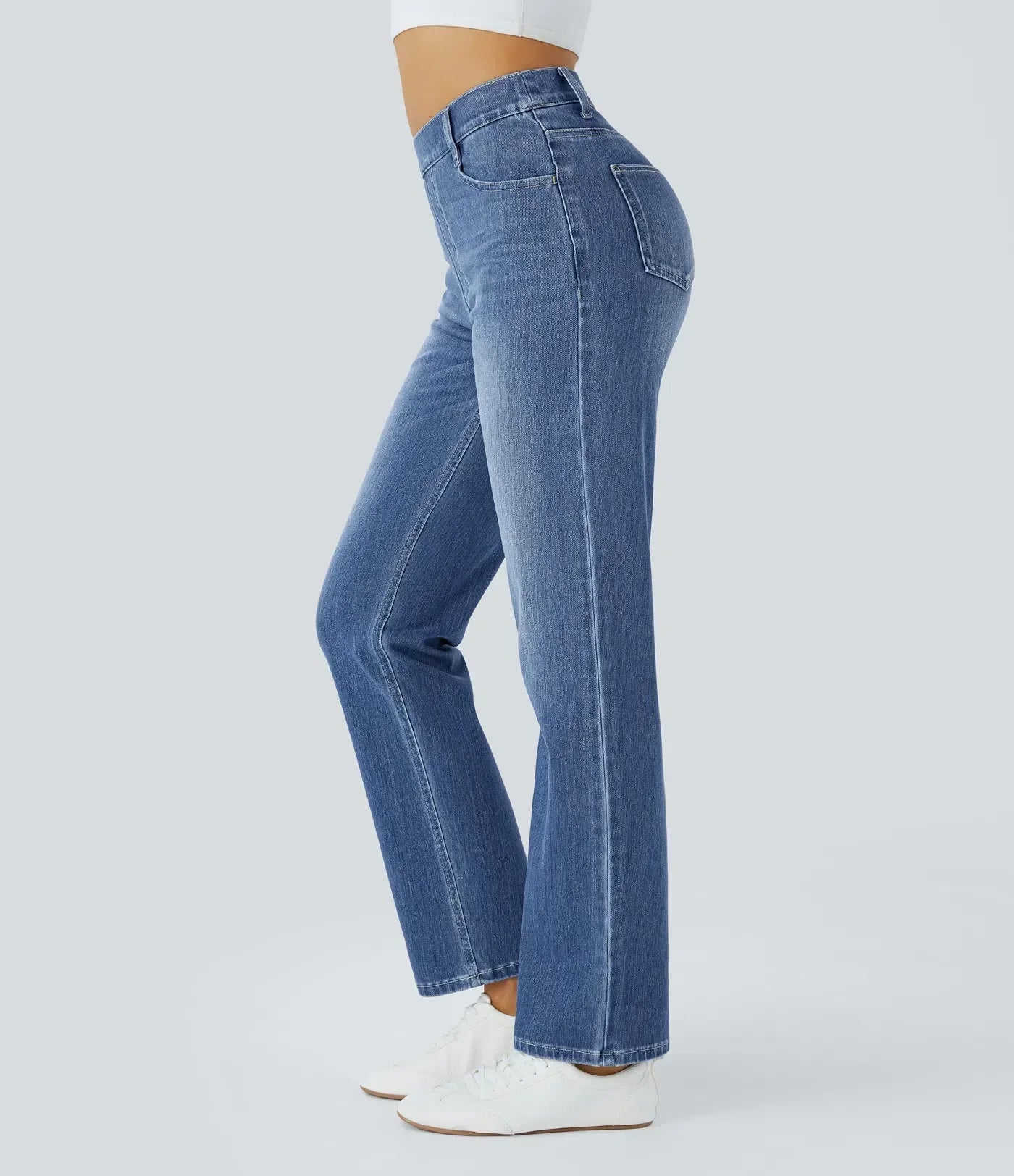 Pantaloni a vita alta elastici e confortevoli