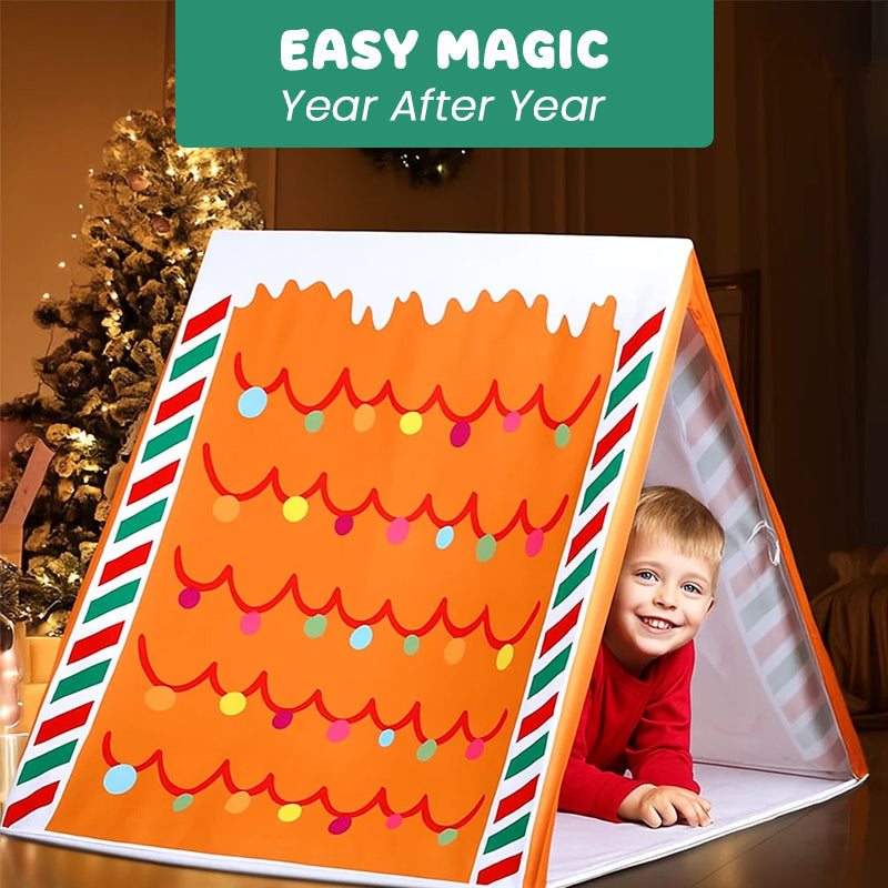 ✨ Tenda natalizia Gingerbread — Dove i sogni delle feste trovano casa 🍪🎄