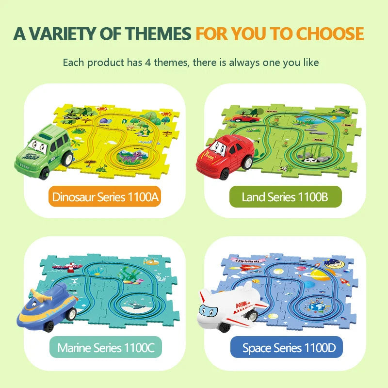 🧩Set da gioco educativo per bambini con puzzle autostrada🧩