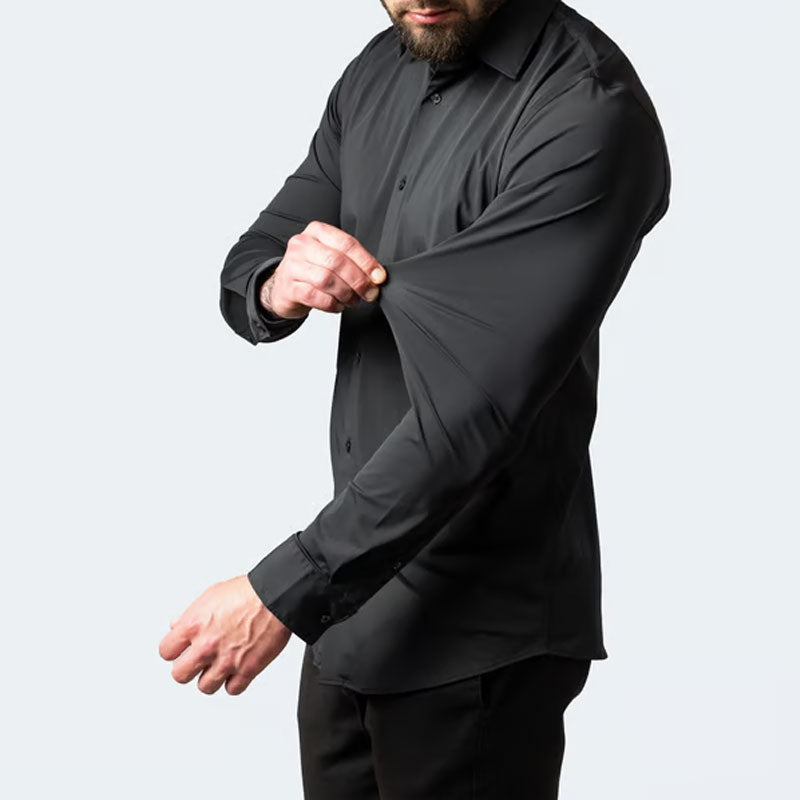 CAMICIA ELASTICA NON STIRATA ANTIPIEGA