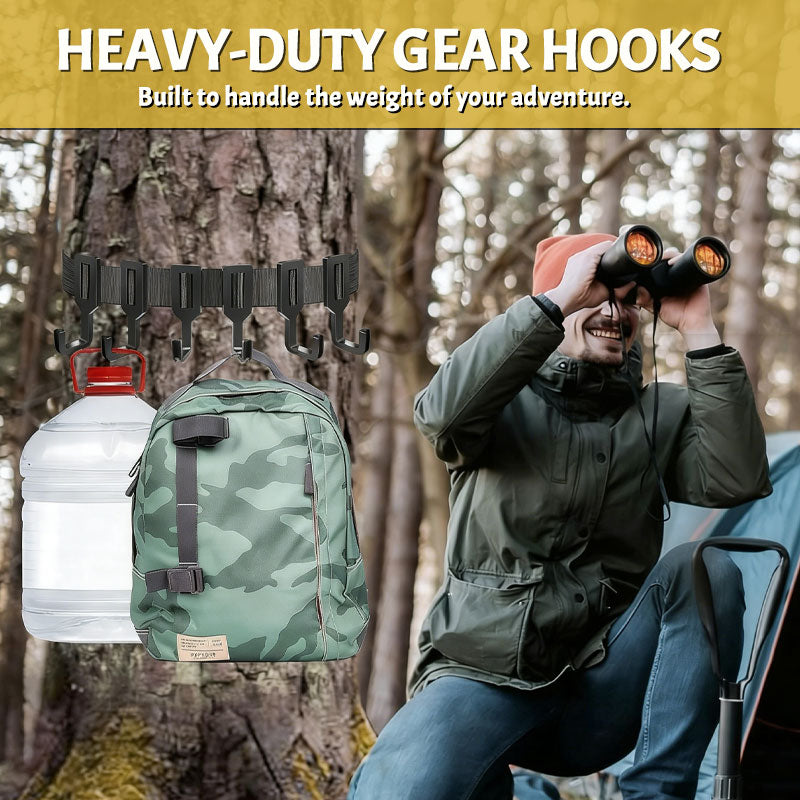 🌲The Wilderness Rack: : organizer per attrezzatura da montare sugli alberi