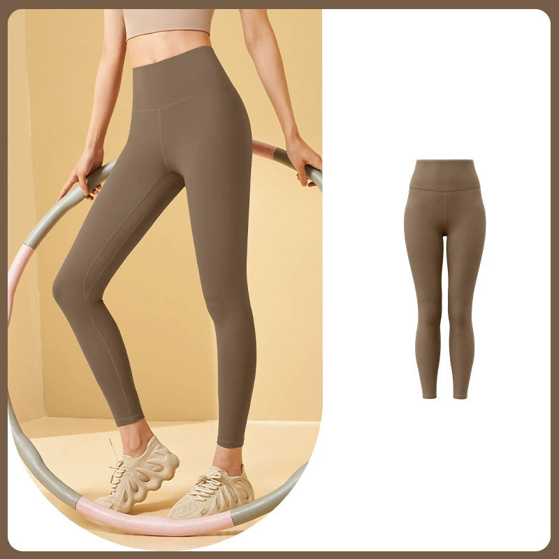 🔥Saldi natalizi 49% di sconto🎄Leggings da allenamento a vita alta con effetto contenitiv