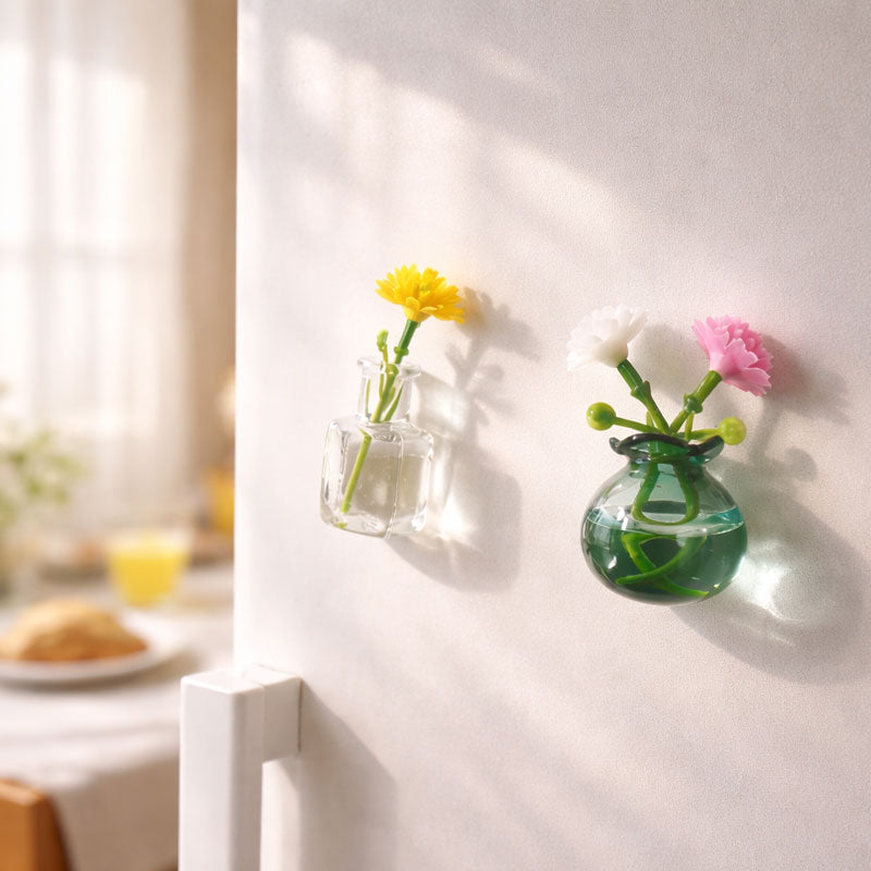 🌸Mini vaso magnetico da frigo