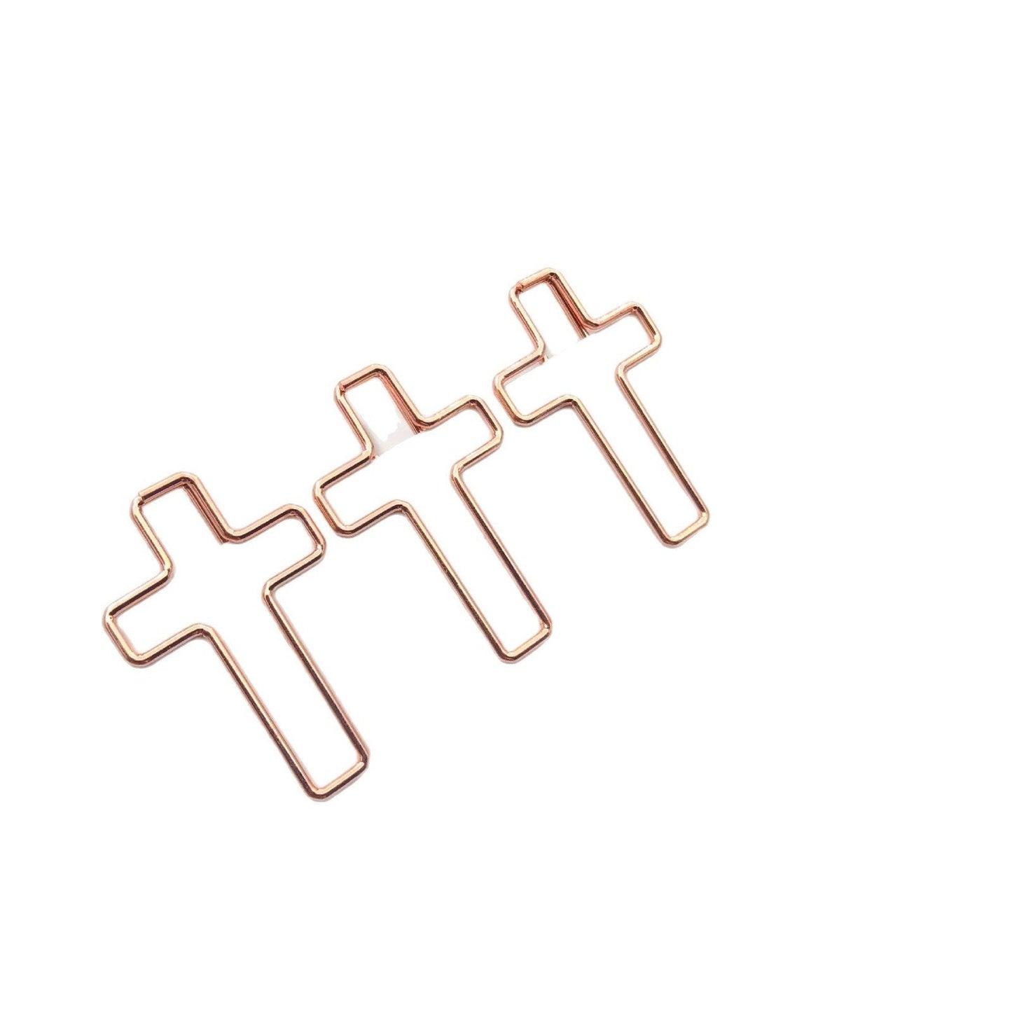 Cross Paperclip Bookmark – Accessorio spirituale ed elegante con doppia funzione per i lettor