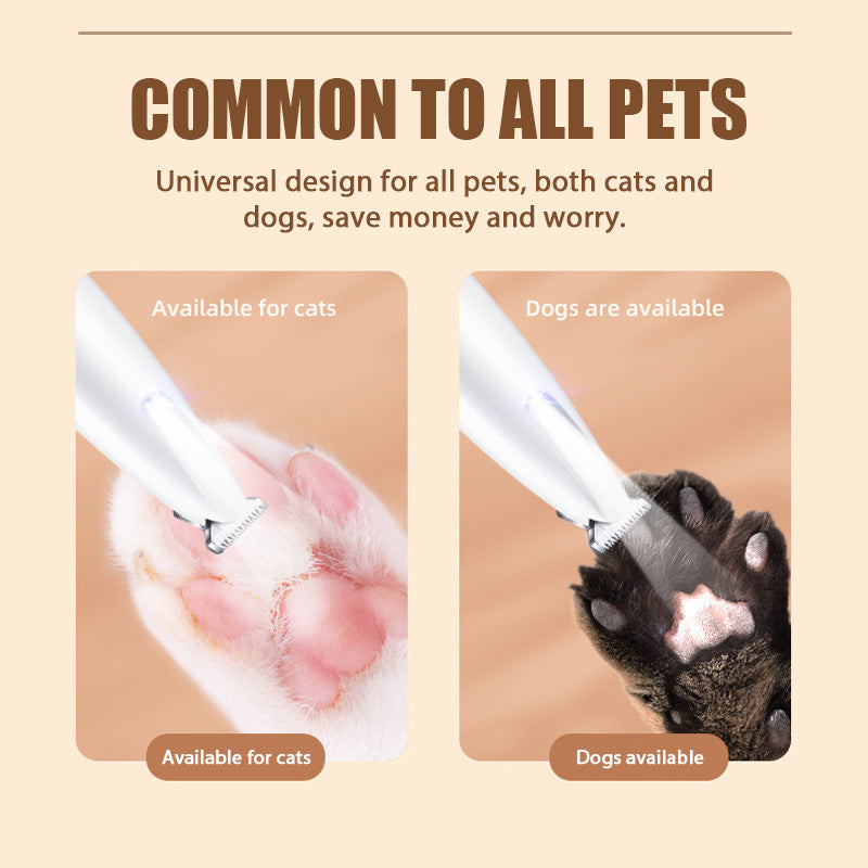 Rasoio impermeabile a LED per animali domestic