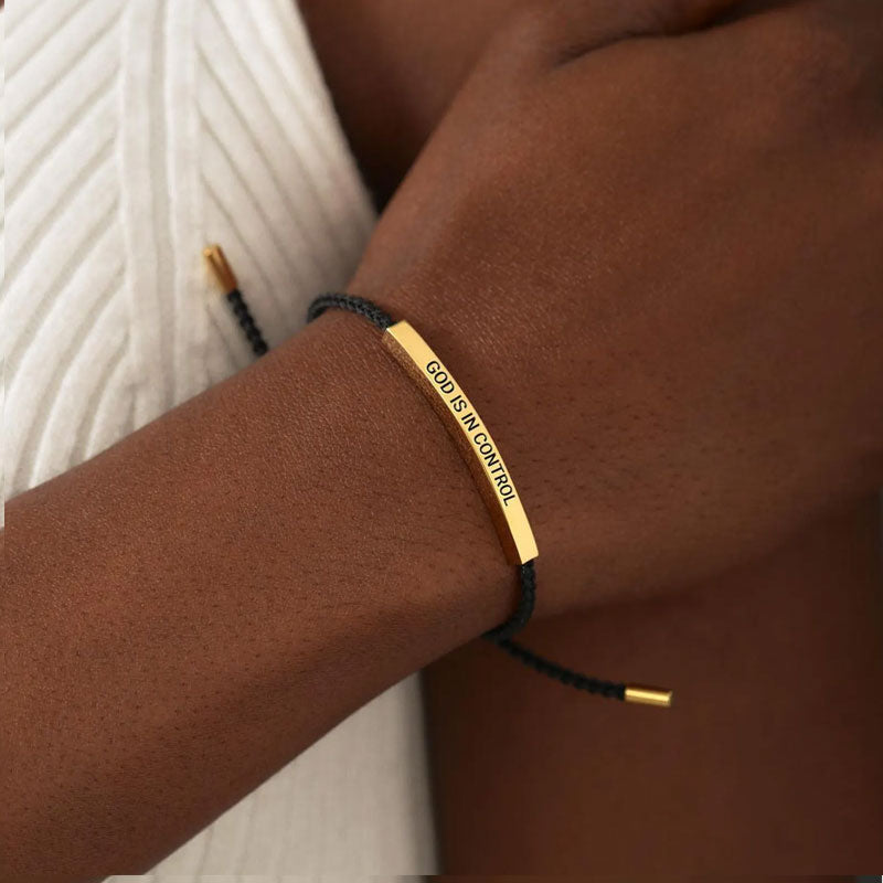 Bracciale intrecciato in acciaio inossidabil