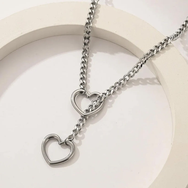Collana con ciondolo a forma di cuore personalizzato
