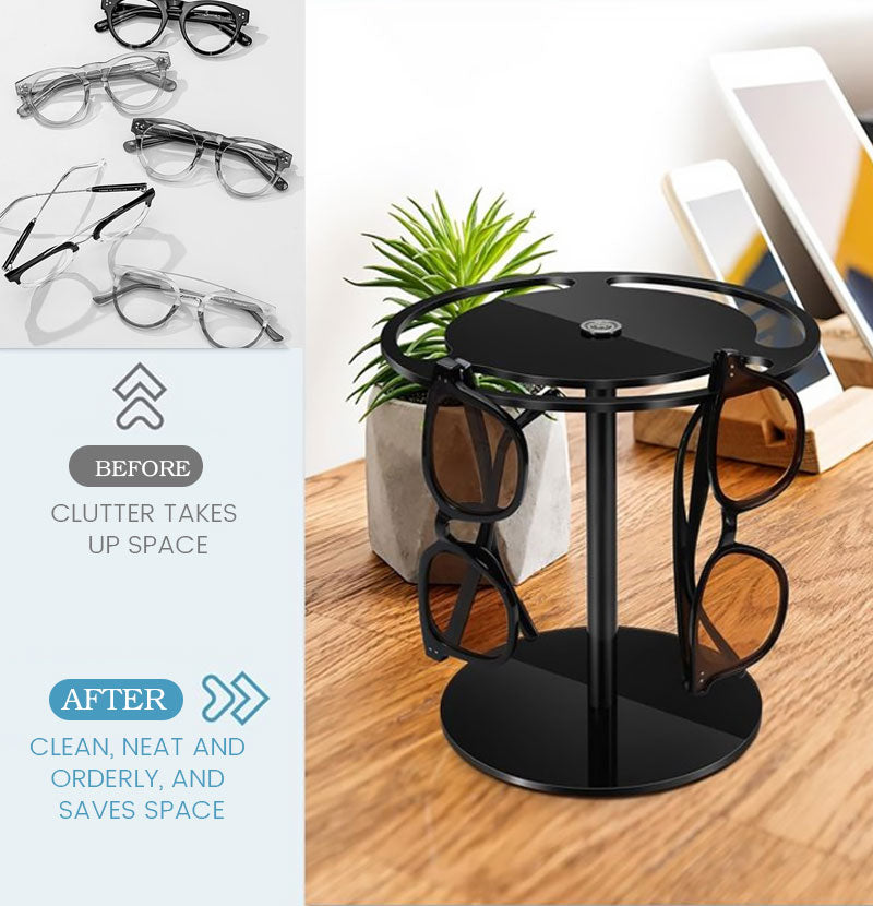 360 Degree Rotating Glasses Display Stand