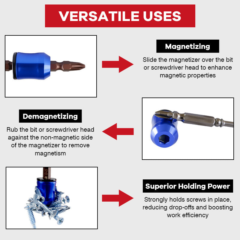 🧲 [Strumento essenziale] Anello magnetico in lega di alluminio