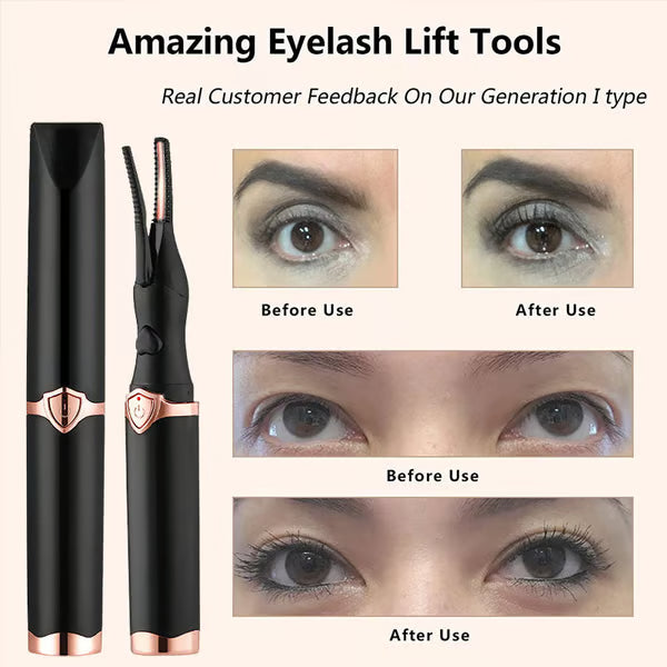 Piegaciglia elettrico per un look glamour immediato👁️Sbatti le ciglia e stupisci tutti!