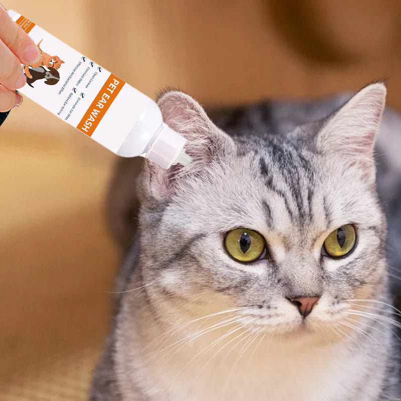 🐾 Acquistane 2, il terzo è in omaggio! ✨ Soluzione detergente per le orecchie degli animali domestici: una formula delicata con aloe vera lenitiva per cani e gatti, che previene le infezioni e gli odori sgradevoli 🌿👂