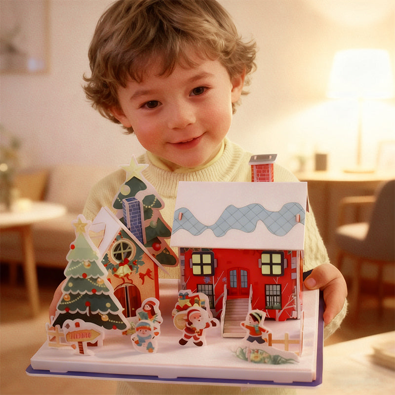 🔥Saldi natalizi 49% di sconto🎄Puzzle 3D natalizio