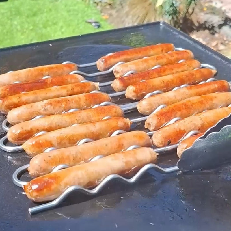 🌭 [Grill Master Essential] Griglia rotante per salsicce | Niente più hot dog bruciati! 🔥✨
