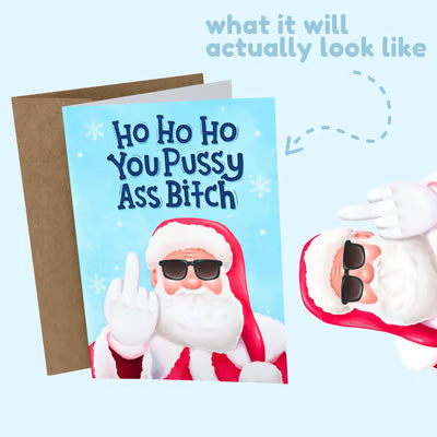 🔥Saldi natalizi 49% di sconto🎄🎅Set di 9 biglietti natalizi divertenti e inappropriati