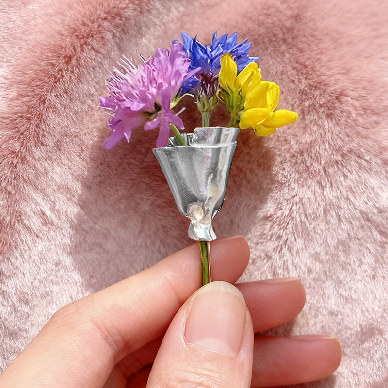 Fiori da indossare Clip bouquet