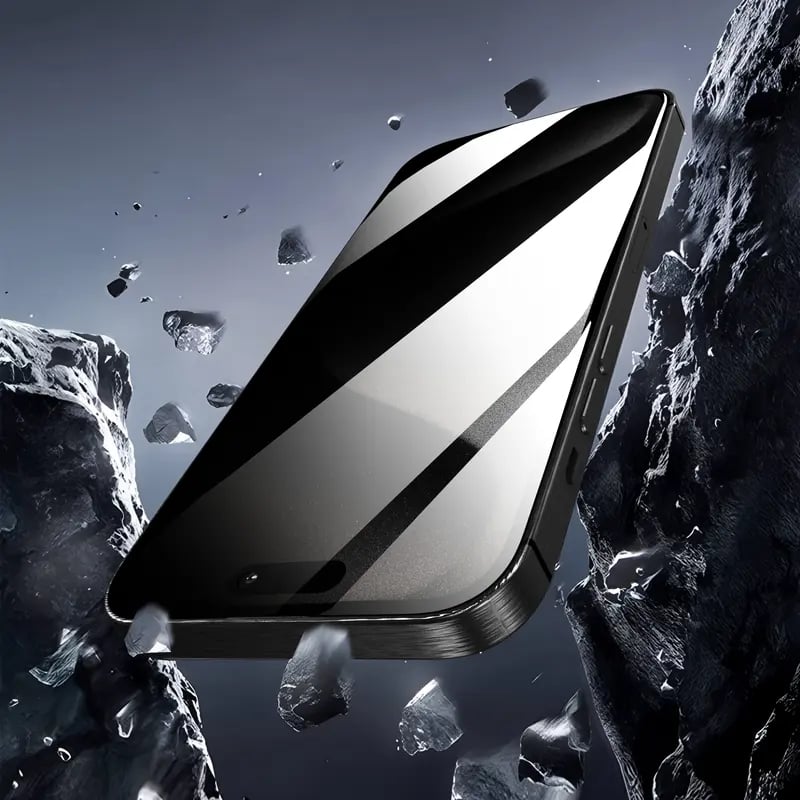 Protezione per la privacy dello schermo per iPhone, filtro antiriflesso, vetro temperato 9H, copertura totale, anti-impronte, eliminazione automatica della polvere, senza bolle, facile da installar