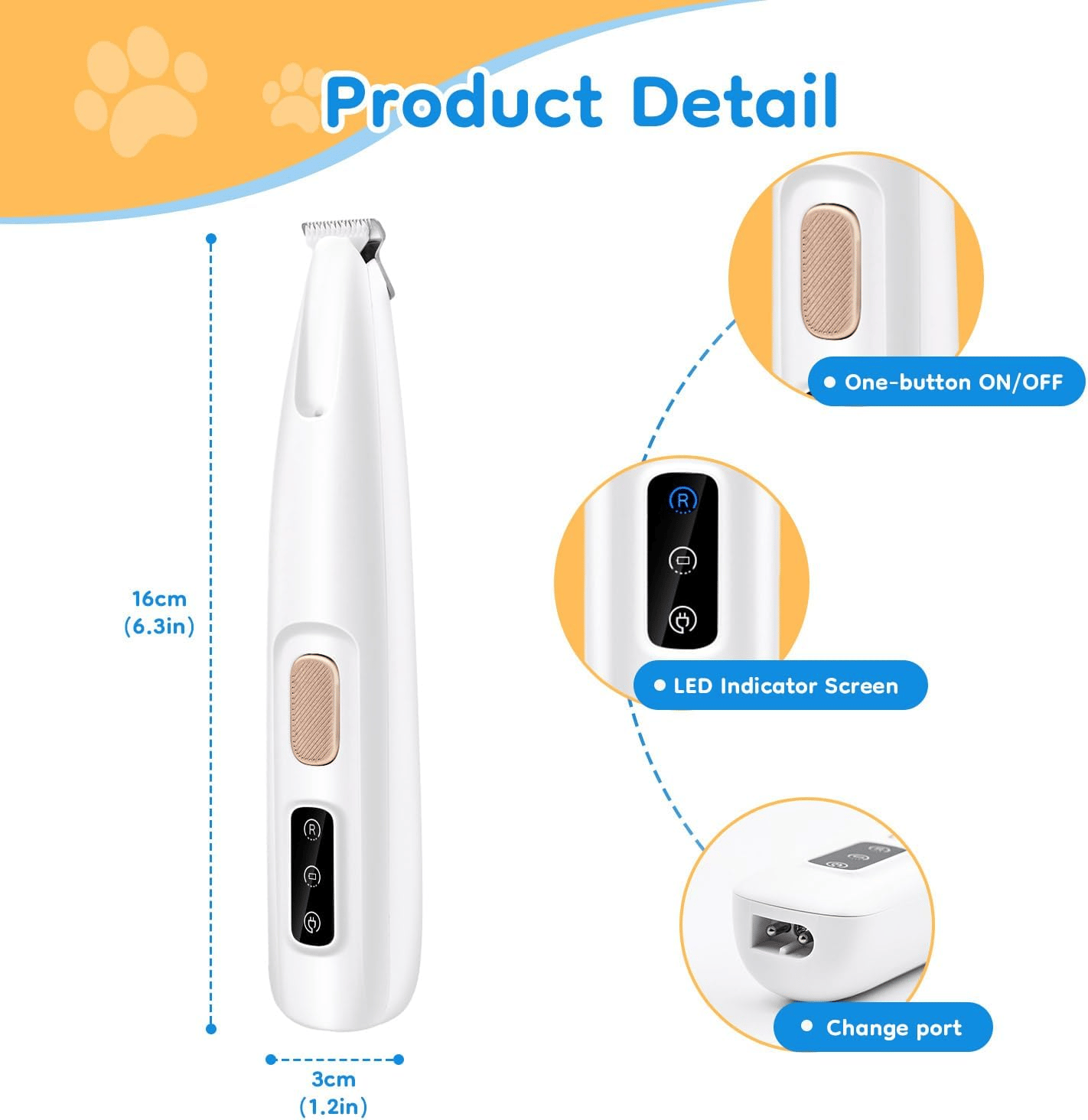 🐕Kit ricaricabile per tosare gli animali domestici✨
