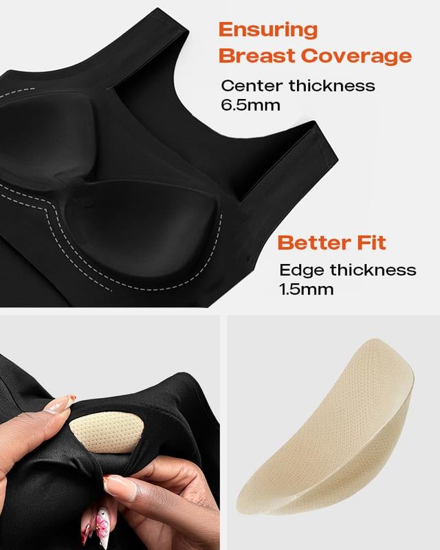 Intimo modellante da donna con scollo rotondo, reggiseno integrato, canotta elasticizzata senza maniche, top slim fit, canott