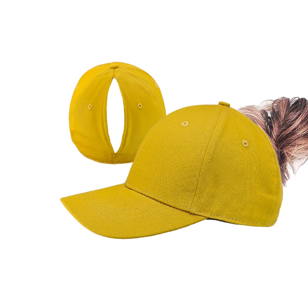 Cappellino da baseball con coda di cavallo e chiusura magnetica