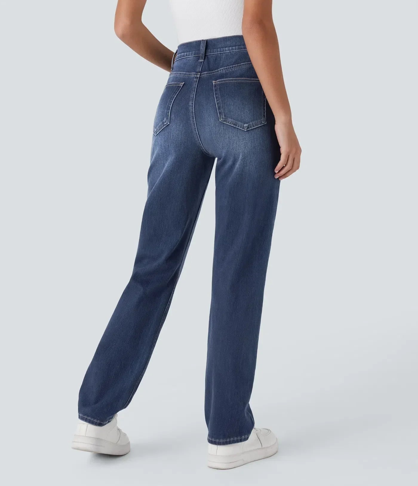 Pantaloni a vita alta elastici e confortevoli
