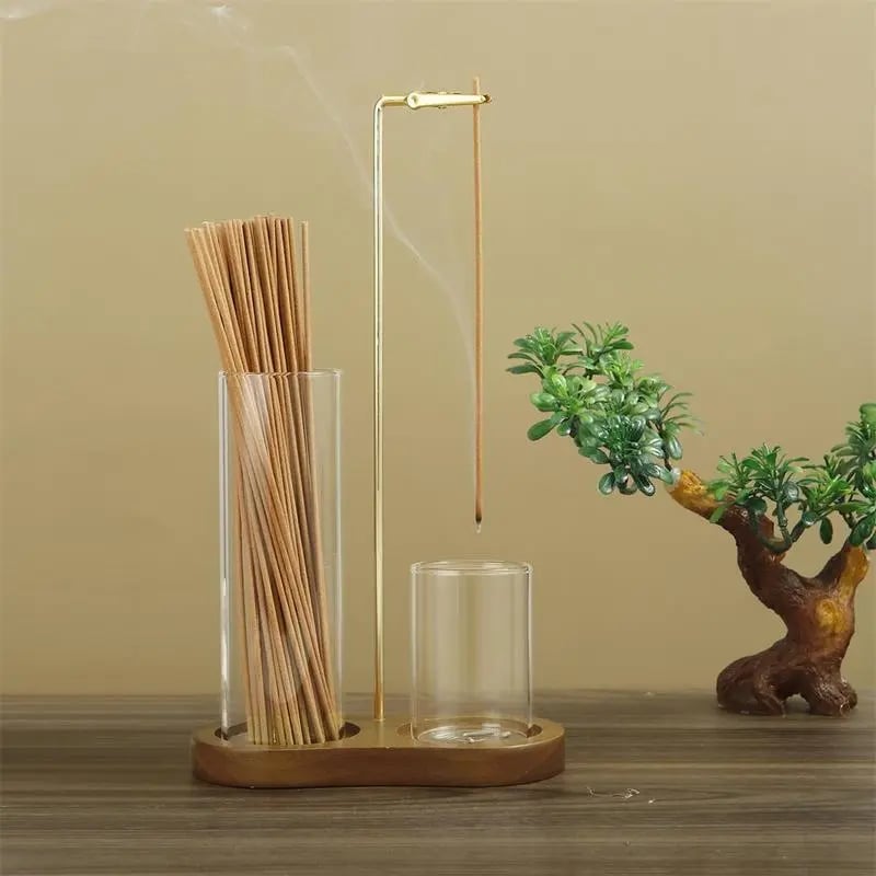 Portacandele e porta incenso 2 in 1 (senza profumo)