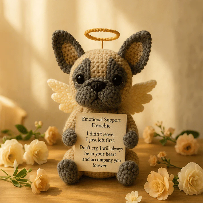 🐕👼 Cagnolino angelo lavorato all'uncinetto a mano: un ricordo personale per commemorare e celebrare il proprio animale domestico! ✨